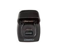 SCANSTRUT Flip Pro Plus - Doppia porta di ricarica USB-A + USB-C, 12/24V