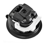 ROKK Mini Cases Hardcore Sistema a Ventosa, Nero/Bianco, Taglia Unica