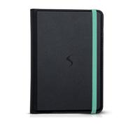 SCAPADE AirPass - Portafoglio per passaporto tracciabile, funziona con Apple Find My, batteria ricaricabile (5-6 mesi), 3 slot per schede, nessuna app necessaria, elegante custodia da viaggio per