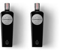SCAPEGRACE Classic 42.2% - Premium Dry Gin - Serie limitata - Distillato con acqua di ghiacciaio - 700 ml (Confezione da 2)