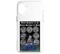 Scapolare Nero dei Sette Dolori di Maria Custodia per iPhone 16 Plus