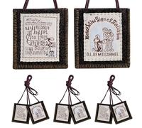 Scapolari cattolici, confezione da 3 scapolare marrone sfuso della Madonna del Monte Carmelo, Escapularios Catolicos Scapolare regalo cattolico per donne uomini, decorazione cattolica messicana statue