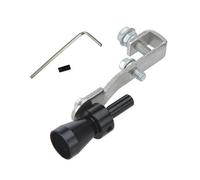 Scappamento 1 PC Universal Sound Simulator Car Turbo Fischio Silenziatore Rumore Di Scarico Terminale(M Silver)