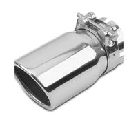 Scappamento Terminali Scarico Silenziatore 3 Pollici Con Ingresso E 4 Uscite Per Mazda Per Toyota Per Prado Medio Oriente 4000 Tubo 76 Mm Terminale(Flat blue)