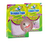 SCAPPATOPO Il Bio-Repellente Cavi - Repellente per Topi per Cavi Elettrici, Computer, Caldaia e Impianti e quadri elettrici - Dissuasore per Topi - Confezione 2 Pezzi da 50 g