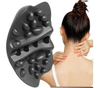 Scapula Massager and Acupoint Point Massager Pillow, Shoulder Stretching Device for Muscle, Cervical Spine Relaxation, 9.84x14.57x3.94 Inches Home Use Scapula and Tool