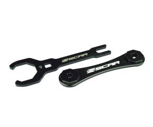 SCAR Chiave a doppio tappo forcella Ø49mm/8 pentole - Forcelle KYB