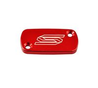 SCAR Coperchio Vaschetta Olio Freno Anteriore Compatibile con HONDA CR CR-F CRF 125 150 250 450 MONKEY125 450RL 96-23 - Rosso
