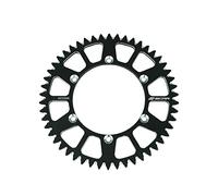 SCAR Corona Ergal Compatibile con KAWASAKI KX KXF KLX 125 250 450 94-23, Nero - 50 denti