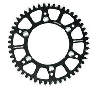 SCAR Corona Ergal Compatibile con SUZUKI RM RMZ RMXZ 125 250 450 82-22, Nero - 49 denti