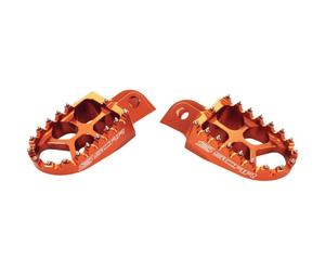 Scar Evolution Pedane Compatibili Con KTM SX 85 Husqvarna TC 85 03-17 Arancione