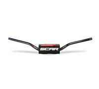 SCAR MANUBRIO 28.6 MM O2 PIEGA MCGRATH MOTO ENDURO NERO-NERO
