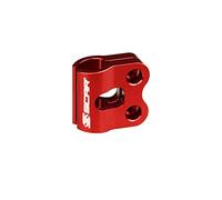 SCAR Morsetto Tubo Freno Anteriore Compatibile con HONDA CR CRF 125 250 450 250RX 450RX 250X 450X 150L 250L/M 250RALLY 04-26 YAMAHA YZ YZF 09-26 FANTIC XX XXF XE XEF 21-26, Rosso