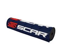 SCAR Paracolpi Coprimanubrio moto cross Protezione Manubrio con traversino - Blu Scuro