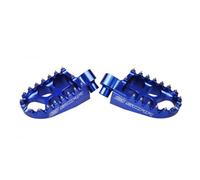 SCAR RACING PEDANE IN ALLUMINIO EVO YAMAHA YZ / Y/ WR COLORE BLU