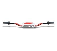 SCAR S9132PTUS-WH HANDLEBAR O2 D28.6MM HIGH PATRIOT MANUBRIO