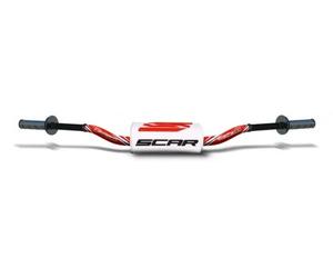 SCAR S9132PTUS-WH HANDLEBAR O2 D28.6MM HIGH PATRIOT MANUBRIO