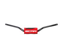 SCAR S9142R HANDLEBAR O2 LOW BK/RD PAD MANUBRIO O²