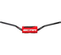 SCAR S9152R HANDLEBAR O2 HI BK/RD PAD MANUBRIO O²