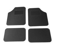 SCAR Set 4 Tappetini Auto Universali in Gomma Antiscivolo - Tappeti Resistenti Impermeabili, Facili da Pulire, Adatti a Tutti i Veicoli