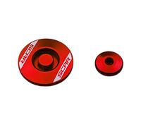 SCAR Tappi Motore Ergal Compatibile con KAWASAKI KX-F KXF 250 KX250F KXF 450 KX450F 08-23 - Rosso