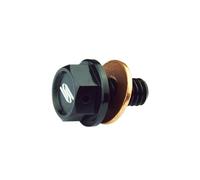 SCAR Tappo Scarico Olio Compatibile con KAWASAKI KX KXX 250 450 21-26 - Nero