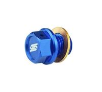 SCAR Tappo Scarico Olio Compatibile con KTM SX SXF EXC EXC TPI EXCF 50 65 85 125 150 250 300 350 450 500 HUSQVARNA TC TE TEi TX FE FC FX FS GASGAS MC MCF EC ECF EX EXF 00-23 - Blu