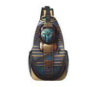 Scarabei egiziani Scarabei egiziani Borsa pettorale Zaino a tracolla diagonale Uomo Donna Viaggio con zaino multifunzionale per sport all'aria aperta