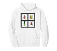 Scarabei Quattro Insetti Scarabeo Felpa con Cappuccio