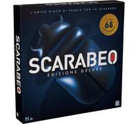 Scarabeo deluxe 60° anniversario, gioco da tavola classico con plancia girevole,