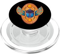 Scarabeo alato e scarabeo antico egiziano PopSockets PopGrip per MagSafe