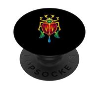 Scarabeo Antica Mitologia Egiziana PopSockets PopGrip Adesivo
