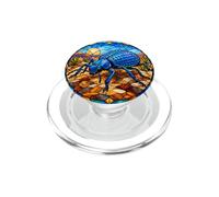Scarabeo blu che finge di morte PopSockets PopGrip per MagSafe