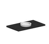 SCARABEO - BUCKET lavabo in ceramica da appoggio Ø35cm H6 [bianco lucido] - 8811