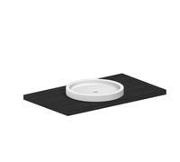 SCARABEO - BUCKET lavabo in ceramica da appoggio Ø50cm H6 [bianco lucido] - 8809