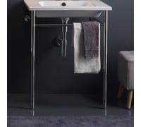 Scarabeo Etra struttura per lavabo, 10066, Etra cromo [Mobili da Bagno > Mobili Complementari]