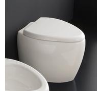 Scarabeo Moai WC a pavimento, 8606BK, Moai bianco [WC > WC a Pavimento]