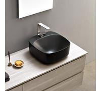Scarabeo Moon lavabo da appoggio, 550449BK, Moon nero opaco [Lavabi > Lavabi da Appoggio]