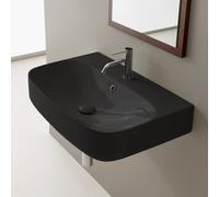 Scarabeo Moon lavabo sospeso, 550835BK, Moon nero [Lavabi > Lavabi Sospesi]