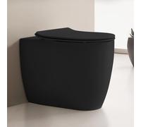 Scarabeo Moon WC a pavimento, 5522CL49BK, Moon nero opaco [WC > WC a Pavimento]