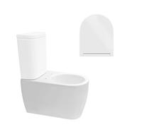 Scarabeo Moon WC freestanding con Clean Flush, 5526 5535B+5527, Moon bianco [WC > WC a Pavimento]