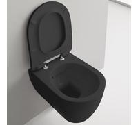 Scarabeo Moon WC sospeso, 5520CL49BK+5535B49, Moon nero opaco [WC > WC Sospesi]