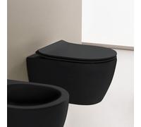 Scarabeo Moon WC sospeso, 5520CL49BK, Moon nero opaco [WC > WC Sospesi]