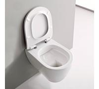 Scarabeo Moon WC sospeso, 5520CLBK+5535B, Moon bianco [WC > WC Sospesi]