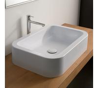 Scarabeo Next lavabo da appoggio, 8307BK, Next bianco [Lavabi > Lavabi da Appoggio]