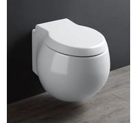 Scarabeo Planet WC sospeso, 8105CLBK+8108B, Planet bianco [WC > WC Sospesi]