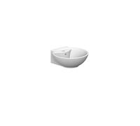 SCARABEO - SFERA R lavabo in ceramica da appoggio o sospeso Ø40cm [bianco lucido] - 8009R