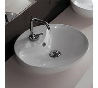 Scarabeo Shape lavabo da appoggio, 8098BK, Shape bianco [Lavabi > Lavabi da Appoggio]