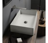 Scarabeo Teorema 2.0 lavabo da appoggio, 510141BK, Teorema 2.0 bianco opaco [Lavabi > Lavabi da Appoggio]