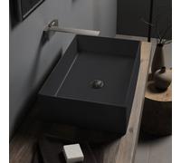 Scarabeo Teorema 2.0 lavabo da appoggio, 510149BK, Teorema 2.0 nero opaco [Lavabi > Lavabi da Appoggio]